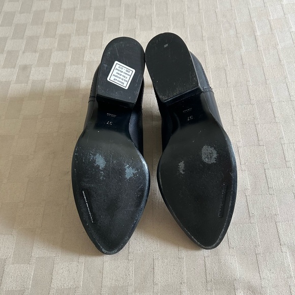 Alexander Wang Rose Gold Lift Heel Kori Leather Ankle Booties - Picture 8 of 13